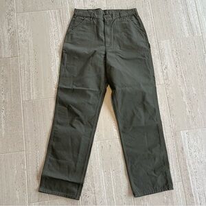 Carhartt B11 Moss Green Loose Fit Washed Duck Utility Work Pants W36 L36 NWT